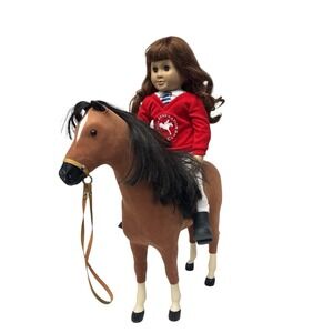 American Girl Equestrian Horse and Our Generation Equestrian Doll